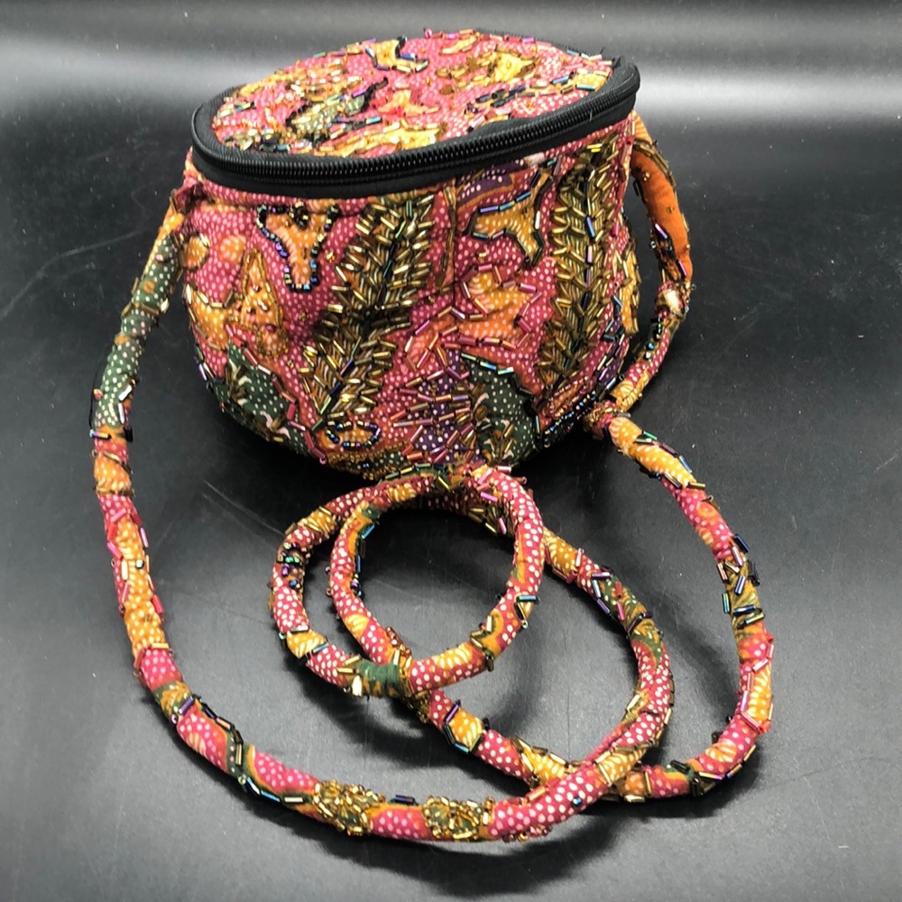 Handmade beaded Pouch Bag
